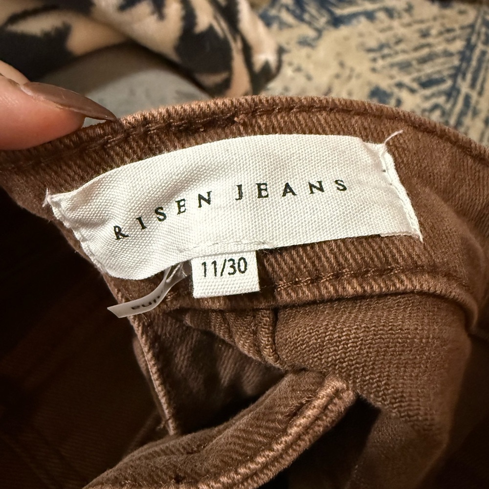 Risen Jeans High Rise Women Jeans - Brown